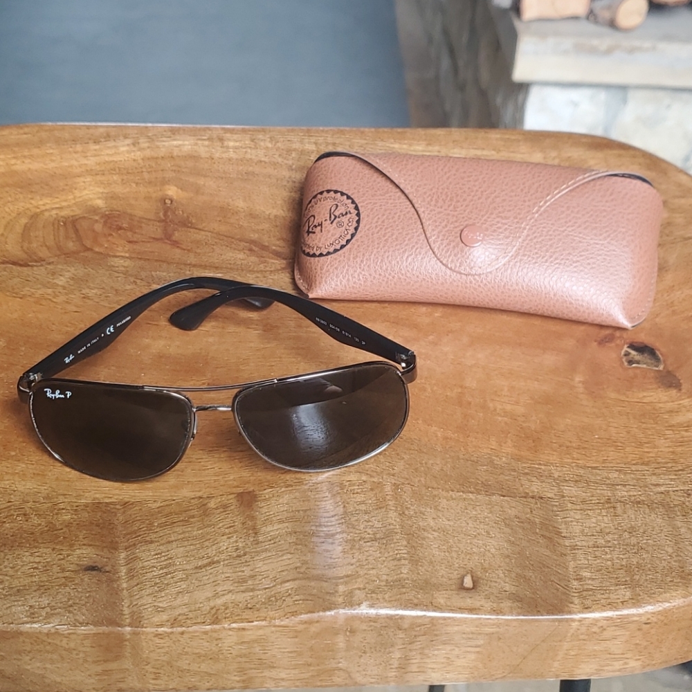 Polarized Ray-Ban men's sunglasses RB3502